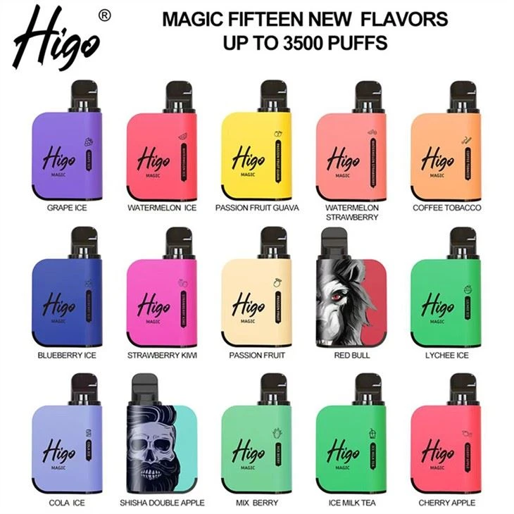 "Higo MAGIC 3500" elektroninės cigaretės vienkartinis "Vape"