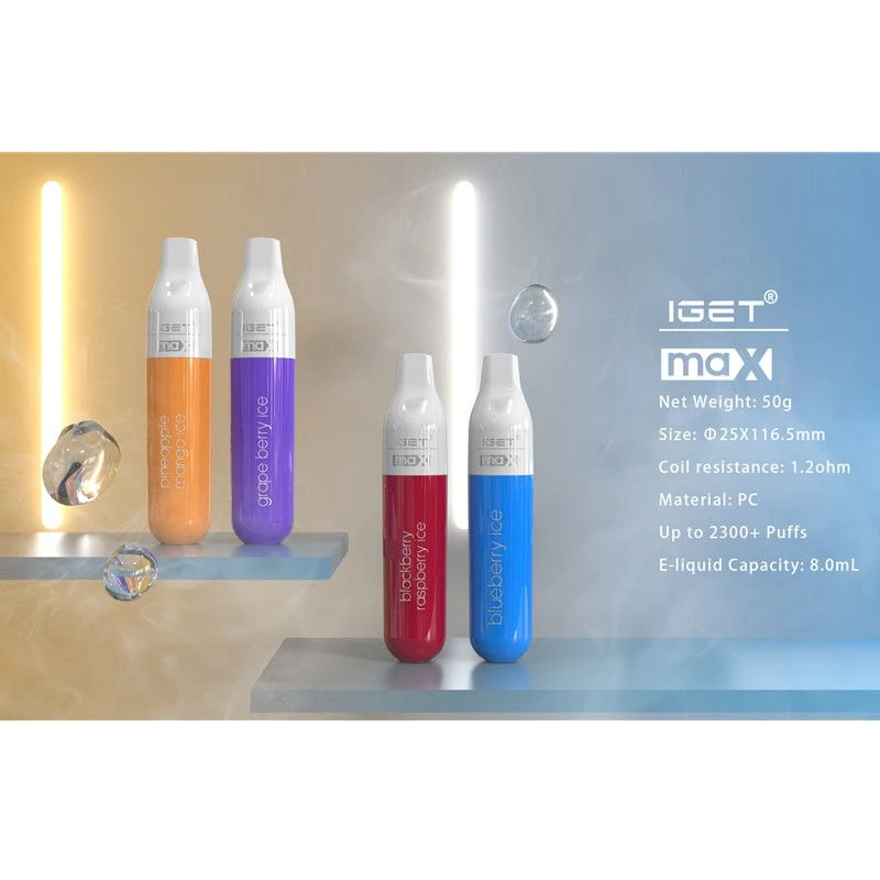 „Iget Max 2300 Puffs“ vienkartinis vape