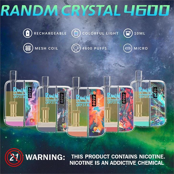 Vienkartinė elektroninė cigaretė Randm Crystal 4600