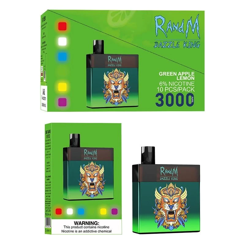 "Randm Dazzle King 3000" vienkartinis "Vape"