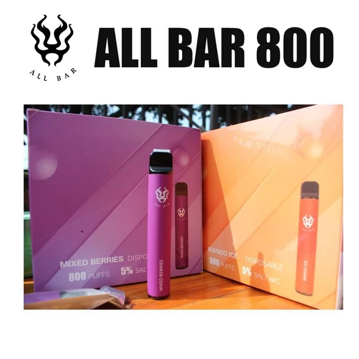 ALL BAR 800 vienkartinė elektroninė cigaretė