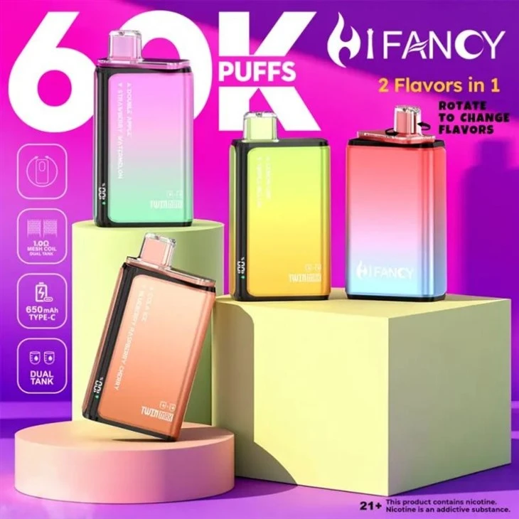 HIFANCY TWIN MAX 60000 PUFFS high quality