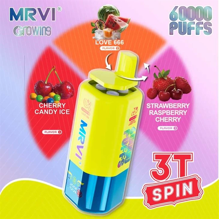 MrVI Crowing 60000 pūkų trigubo skonio
