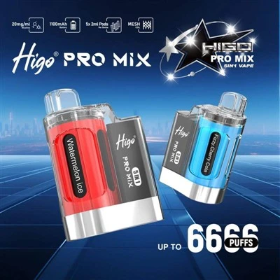 „Higo Pro Mix 6666 Puffs 5 in 1“