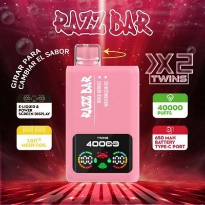RAZZBAR 40K dvigubo skonio