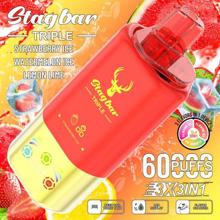 „Stag Bar“ trigubas 60000 3 1 skonis