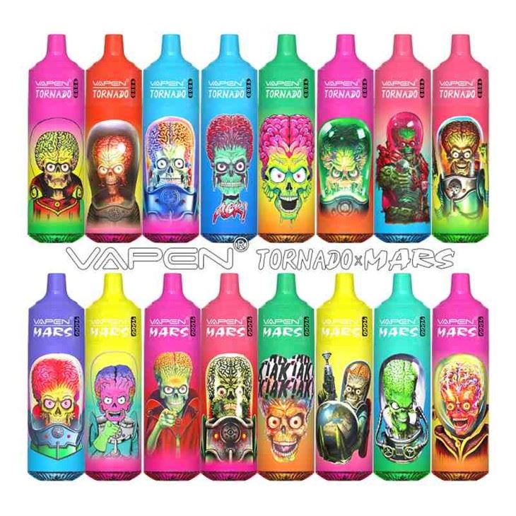 VAPEN TORNADO MARS 9K Puffs Vienkartinis Vape