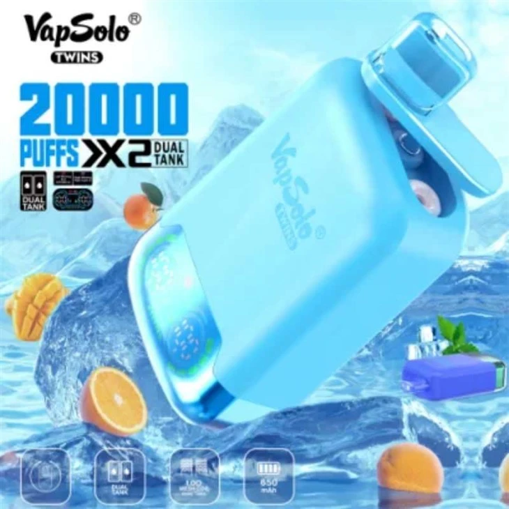 VapSolo Dvyniai 20000 Dvigubas Skonis Vape